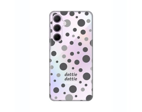 Silikonska futrola PRINT Skin - Samsung A356 Galaxy A35 5G 5G Dottie Dottie Gray.