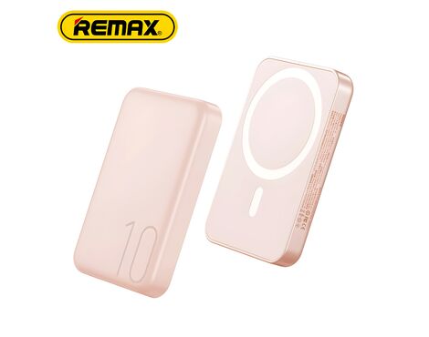 Univerzalna Back Up Baterija prenosiva baterija Magsafe REMAX Usion Series RPP-65 PD 20W + QC 15W Fast Charging 10000mAh pink.