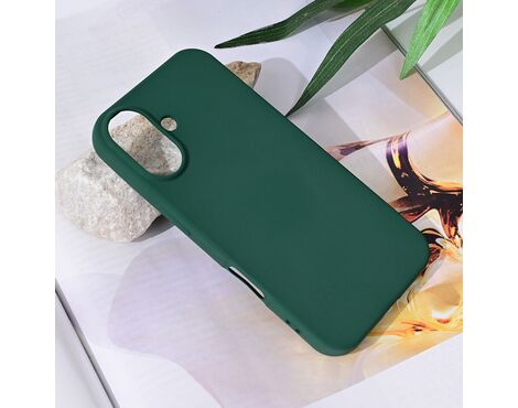 Futrola Teracell Soft Velvet - iPhone 16 6.1 tamno zelena.