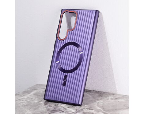Futrola Magsafe Stripe - Samsung Galaxy S23 Ultra ljubicasta.