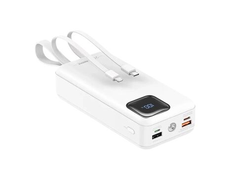 Univerzalna Back Up Baterija prenosiva baterija REMAX Suji Series RPP-550 20W+22.5W PD+QC 30000mAh beli.