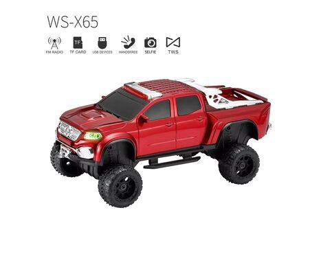 Bluetooth zvucnik WS-X65 crveni.