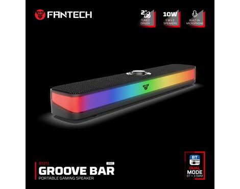Bluetooth zvucnik Fantech GS151 GROOVE BAR PRO crni.