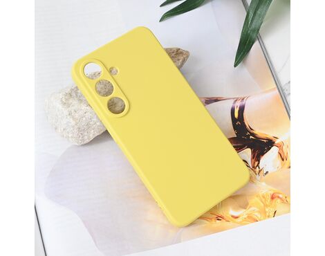 Futrola Teracell Soft Velvet - Samsung S931 Galaxy S25 zuta.