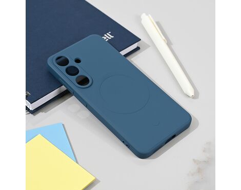Silikonska futrola Teracell Giulietta Magsafe - Samsung S931 Galaxy S25 plava.