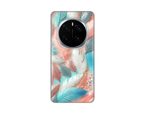 Silikonska futrola PRINT - Huawei Honor Magic 7 Pro Pastel Feathers.