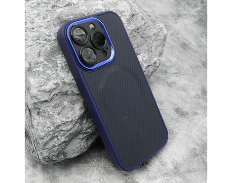 Futrola CARBON MagSafe - iPhone 15 Pro (6.1) plava (small camera) (MS).