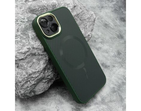 Futrola CARBON MagSafe - iPhone 14 (6.1) zelena (small camera) (MS).