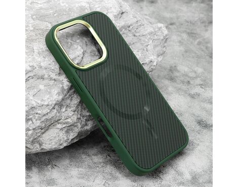 Futrola CARBON MagSafe - iPhone 16 Pro (6.3) zelena (big camera) (MS).