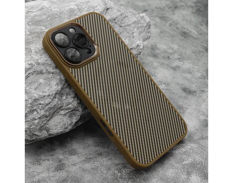 Futrola CARBON MagSafe - iPhone 16 Pro Max (6.9) zlatna (small camera) (MS).