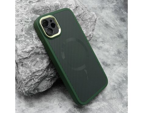 Futrola CARBON MagSafe - iPhone 11 (6.1) zelena (small camera) (MS).