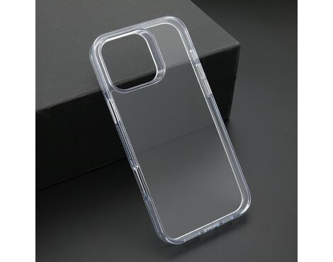 Futrola COLOR frame za iPhone 16 Pro Max (6.9) srebrna (providna) (MS).