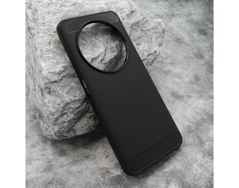 Silikonska futrola BRUSHED - Xiaomi Redmi 14C/Redmi A4 crna (MS).