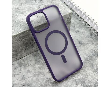 Futrola SILKY MAGSAFE mat - iPhone 14 Pro Max (6.7) ljubicasta (MS).