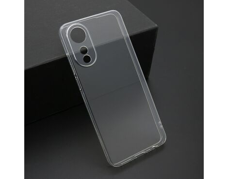 Silikonska futrola ultra tanka (skin) PROTECT - OPPO A78 4G providna (bela) (MS).