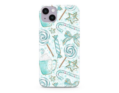 Silikonska futrola ultra tanka (skin) PRINT CLEAR - iPhone 14 Plus (6.7) ND0301 (MS).