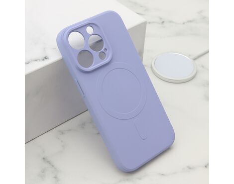 Futrola VELVET TOUCH MagSafe - iPhone 15 Pro (6.1) ljubicasta (MS).
