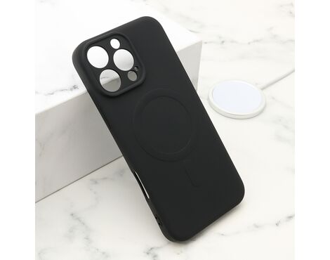 Futrola VELVET TOUCH MagSafe - iPhone 16 Pro Max (6.9) crna (MS).