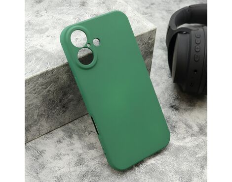Futrola VELVET TOUCH - iPhone 16 (6.1) tamno zelena (MS).