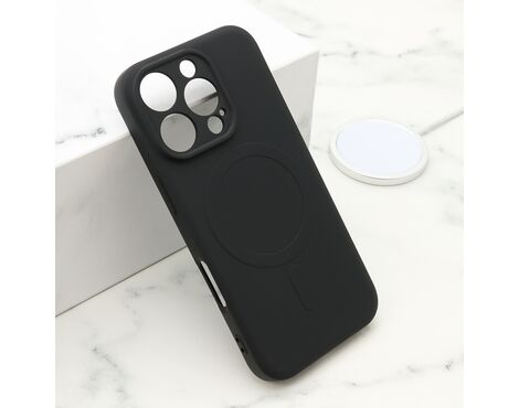 Futrola VELVET TOUCH MagSafe - iPhone 16 Pro (6.3) crna (MS).