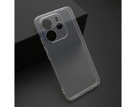 Silikonska futrola ultra tanka (skin) PROTECT - Xiaomi Redmi Note 14 4G (Global) providna (bela) (MS).