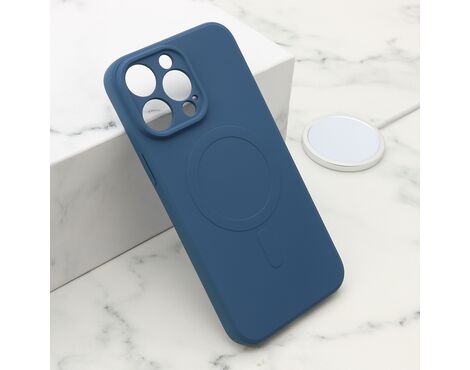Futrola VELVET TOUCH MagSafe - iPhone 14 Pro Max (6.7) plava (MS).