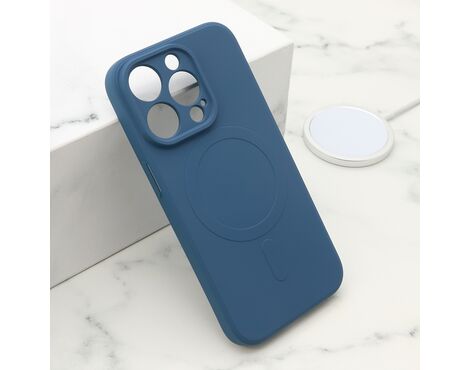 Futrola VELVET TOUCH MagSafe - iPhone 15 Pro (6.1) plava (MS).