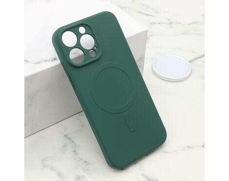 Futrola VELVET TOUCH MagSafe - iPhone 14 Pro Max (6.7) tamno zelena (MS).