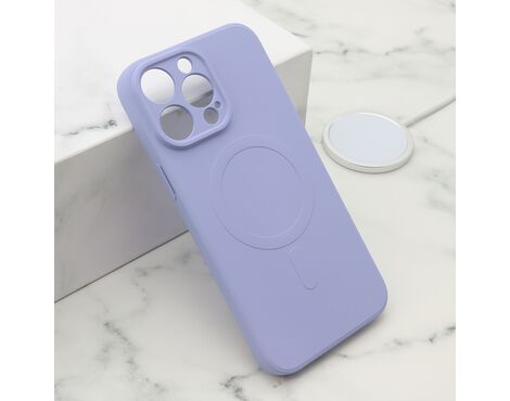 Futrola VELVET TOUCH MagSafe - iPhone 14 Pro Max (6.7) ljubicasta (MS).