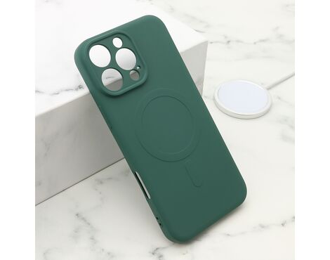 Futrola VELVET TOUCH MagSafe - iPhone 16 Pro Max (6.9) tamno zelena (MS).