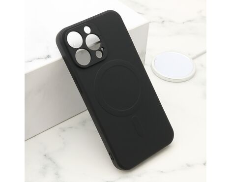 Futrola VELVET TOUCH MagSafe - iPhone 13 Pro (6.1) crna (MS).