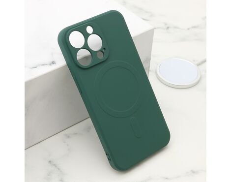 Futrola VELVET TOUCH MagSafe - iPhone 13 Pro (6.1) tamno zelena (MS).