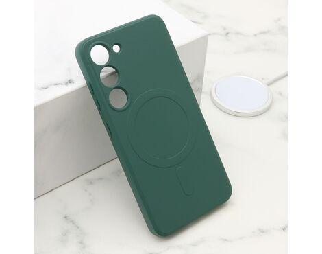 Futrola VELVET TOUCH MagSafe - Samsung S911B Galaxy S23 tamno zelena (MS).