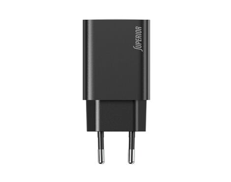 Kuciste punjaca Superior SU-P103 Super Fast PD 25W 3A Type C crno (CERT) (MS).