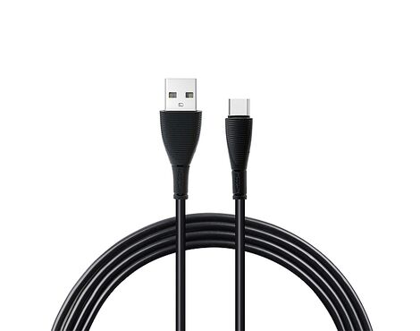 USB data kabl Moxom CC-63 FAST Type C 1m crni (MS).