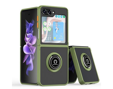 Futrola Frosted Shockproof - Samsung F741B/F761B Galaxy Z Flip 6/7 SE 5G zelena.