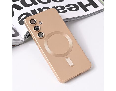 Futrola Magsafe Chrome - Samsung S931 Galaxy S25 zlatna.