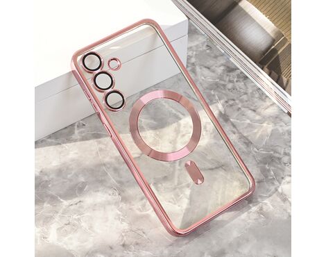 Futrola Magsafe Lux - Samsung S936 Galaxy S25 Plus roze.