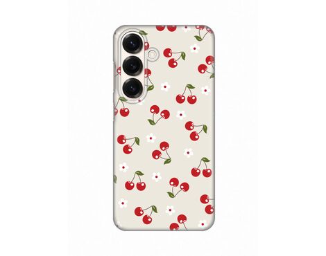 Silikonska futrola PRINT - Samsung S931 Galaxy S25 Cherry and Flowers.