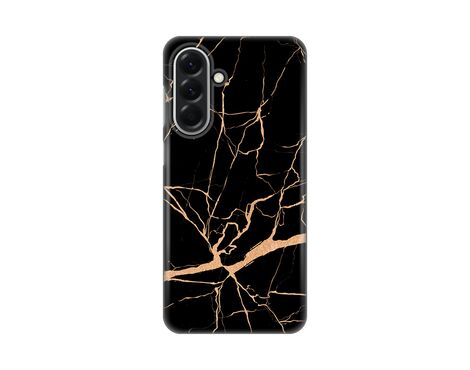 Silikonska futrola PRINT - Samsung A566 Galaxy A56 5G All black (crni).