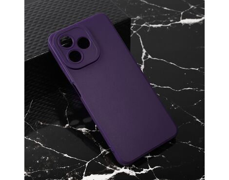 Silikonska futrola Teracell Giulietta - Realme Note 50 mat tamno ljubicasta.