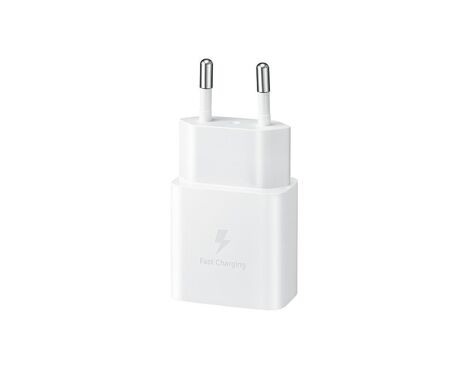 Samsung kucni punjac 15W Type C bez kabla beli BULK (EP-T1510-NWE).