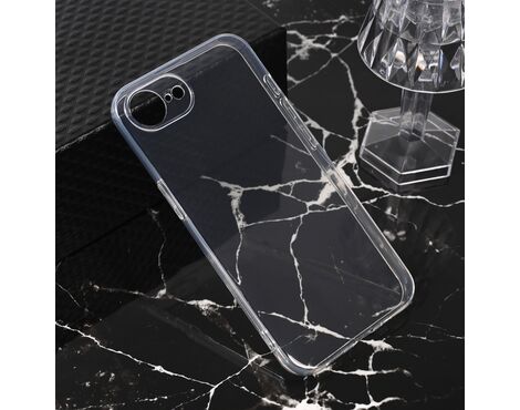 Silikonska futrola Ultra Thin - iPhone 16e Transparent.