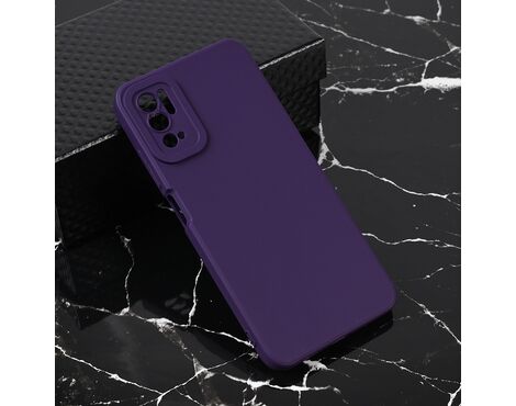 Silikonska futrola Teracell Giulietta - Xiaomi Redmi Note 10 5G mat tamno ljubicasta.