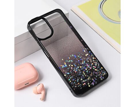 Futrola Frame Glitter - Samsung A065F Galaxy A06 crna.