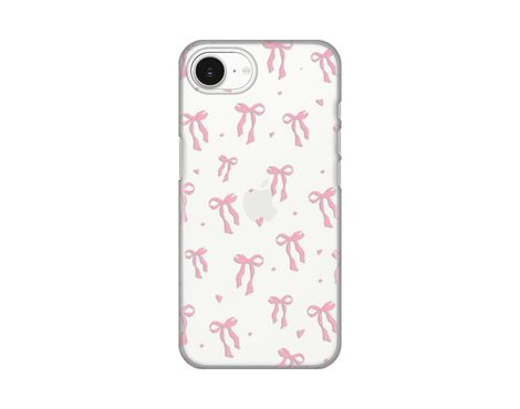 Silikonska futrola PRINT Skin - iPhone 16e Cute Bow.