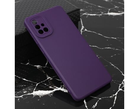 Silikonska futrola Teracell Giulietta - Samsung A715F Galaxy A71 mat tamno ljubicasta.