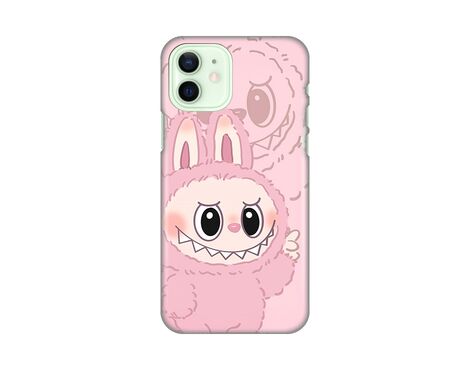Silikonska futrola PRINT - iPhone 12/12 Pro 6.1 La Bubu Pink.