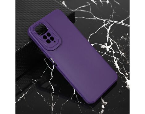Silikonska futrola Teracell Giulietta - Xiaomi Redmi Note 11/Redmi Note 11s mat tamno ljubicasta.