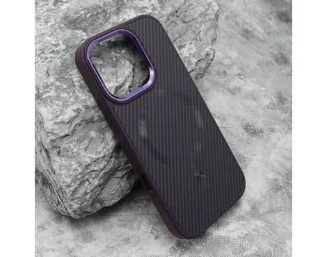Futrola CARBON MagSafe - iPhone 16 Pro (6.3) ljubicasta (big camera) (MS).